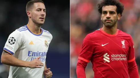 Eden Hazard of Real Madrid (left) and Mohamed Salah of Liverpool (right)