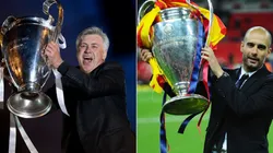 Real Madrid's 2014 UEFA Champions League (left) and Barcelona's 2011 UEFA Champions League (right)