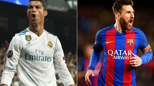 Cristiano Ronaldo (left) and Lionel Messi (right)