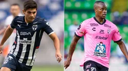 Alfonso Alvarado of Monterrey (left) and Jaine Barreiro of Leon.