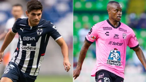 Alfonso Alvarado of Monterrey (left) and Jaine Barreiro of Leon.