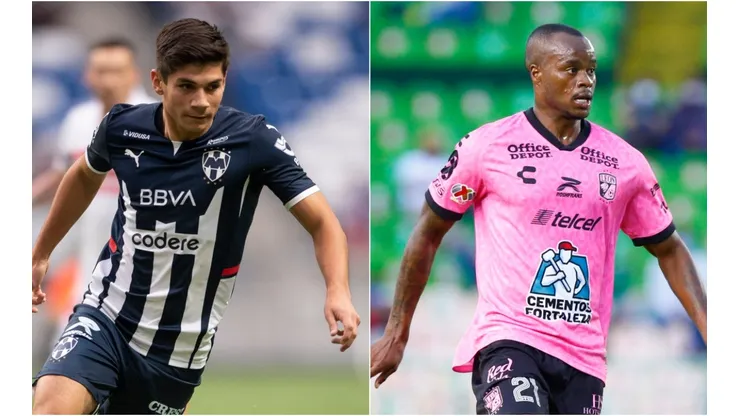 Alfonso Alvarado of Monterrey (left) and Jaine Barreiro of Leon.