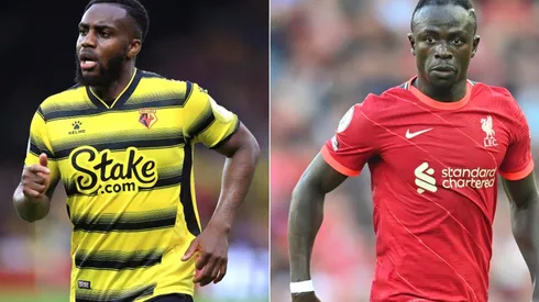 Danny Rose of Watford (left) and Saido Mane of Liverpool (right)