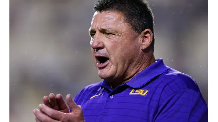 Ed Orgeron of the LSU risking his job this season