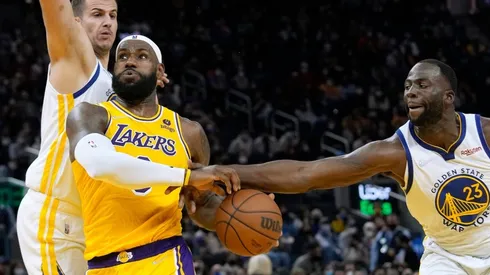 LeBron James playing for the Lakers