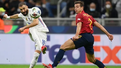 Benzema scored a fantastic goal in France's win over Spain in the UEFA Nations League final.