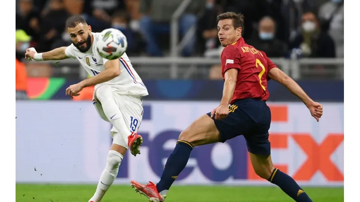 Benzema scored a fantastic goal in France's win over Spain in the UEFA Nations League final.