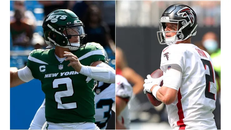 Zach Wilson (left) & Matt Ryan