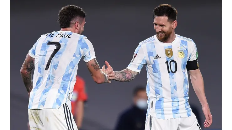 Rodrigo De Paul and Lionel Messi were both on target as Argentina beat Uruguay 3-0.