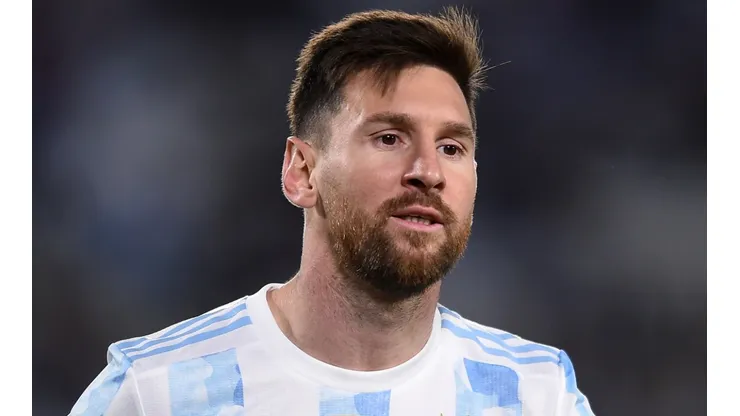 Lionel Messi put Argentina in front vs Uruguay.