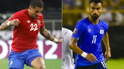 Ronald Matarrita of Costa Rica (left) and Joaquin Rivas of El Salvador (right)