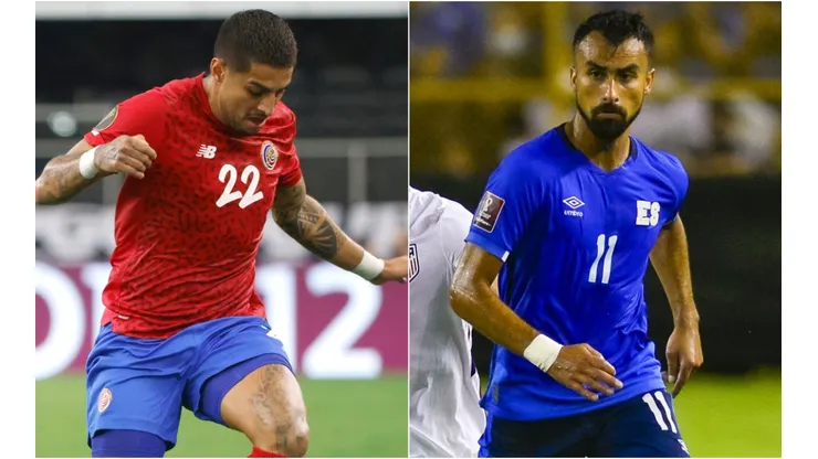 Ronald Matarrita of Costa Rica (left) and Joaquin Rivas of El Salvador (right)
