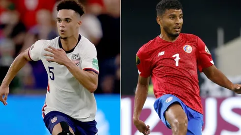 Antonee Robinson of the USA (left) and Esteban Alvarado