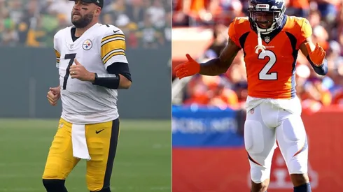 Ben Roethlisberger of the Steelers (left) and Pat Surtain II of the Broncos