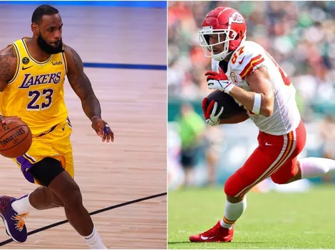 Chiefs star Travis Kelce talks about whether LeBron James could play in the NFL