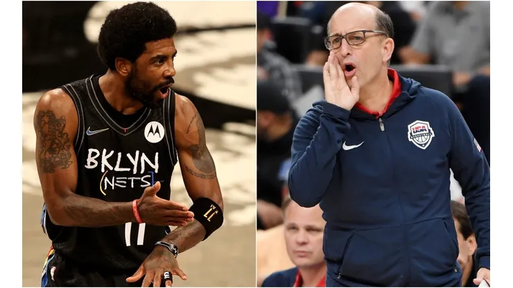 Kyrie Irving (left) & Jeff Van Gundy