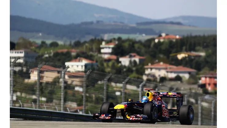 The track at the Turkish Formula One Grand Prix