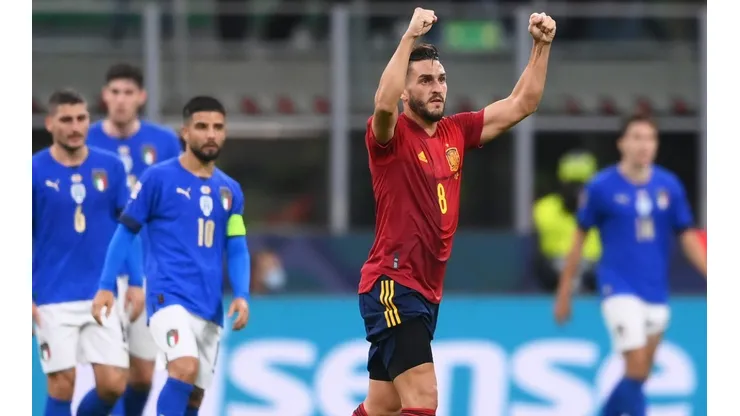 Spain upset Italy and ended their 37-game unbeaten run.