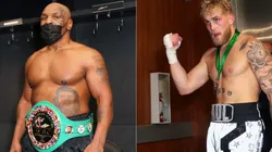 Tyson (left) and Jake Paul