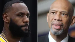 LeBron James (left) & Kareem Abdul-Jabbar