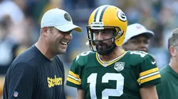 Ben Roethlisberger of Steelers (left) and Aaron Rodgers of Packers