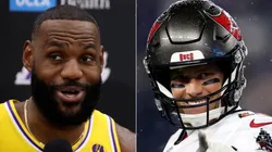 LeBron James (left) & Tom Brady