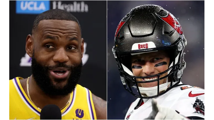 LeBron James (left) & Tom Brady