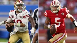 Jimmy Garoppolo (left) & Trey Lance