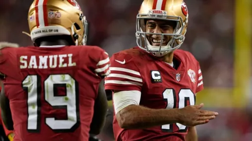 Garoppolo and Samuel of 49ers