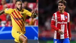 Memphis Depay (left) & Antonie Grizemann