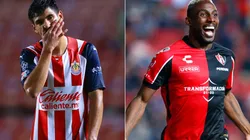 Carlos Antuna of Chivas (left) and Julian Quinones of Atlas (right)