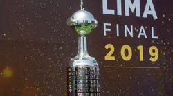 The coveted Conmebol Copa Libertadores trophy.
