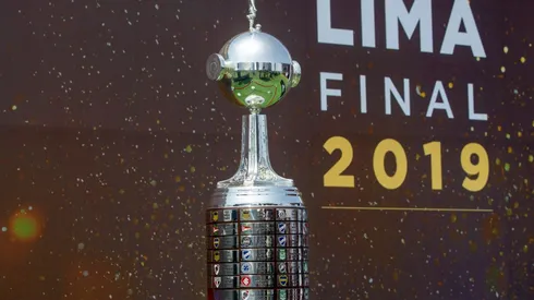 The coveted Conmebol Copa Libertadores trophy.