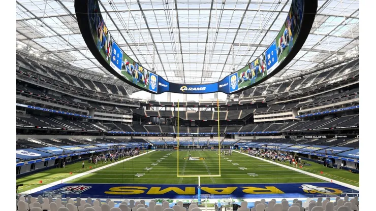 SoFi Stadium, home to the NFL Super Bowl LVI.