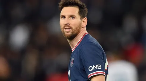 Lionel Messi during PSG's win over Manchester City in the Champions League.