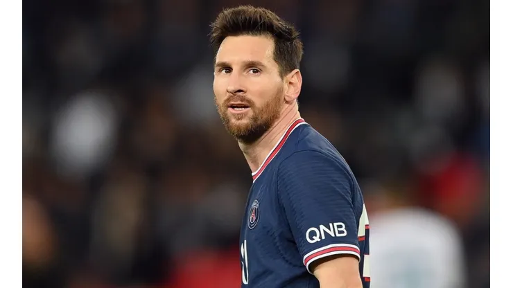 Lionel Messi during PSG's win over Manchester City in the Champions League.