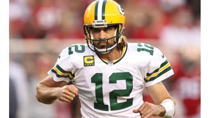 Aaron Rodgers #12 of the Green Bay Packers