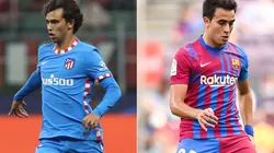 Joao Felix of Atletico Madrid (left) and Eric Garcia of Barcelona (right)