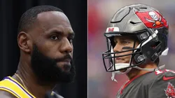 LeBron James (left) & Tom Brady