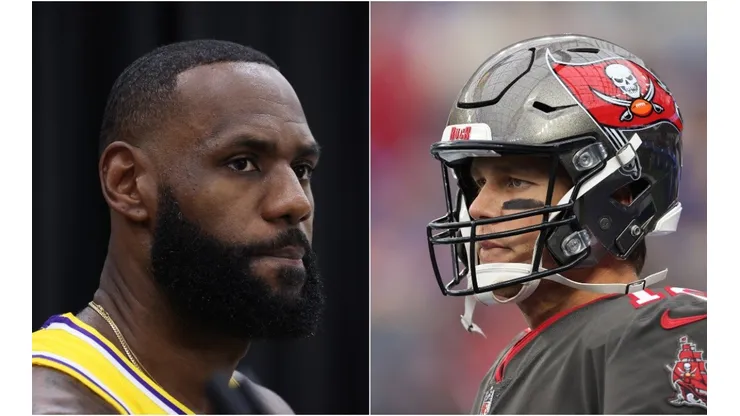 LeBron James (left) & Tom Brady