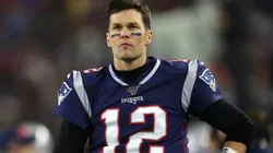 Tom Brady in his last game in a Patriots uniform at Gillette Stadium in 2020.