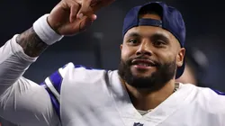 Dak Prescott of Dallas Cowboys after winning against the Philadelphia Eagles