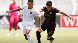 Gregore #26 of Inter Miami CF and Franco Ibarra #14 of Atlanta United
