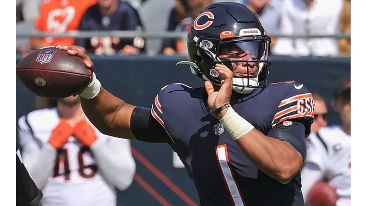 Justin Fields of the Chicago Bears