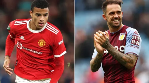 Mason Greenwood of Manchester United (left) and Danny Ings of Aston Villa (right)