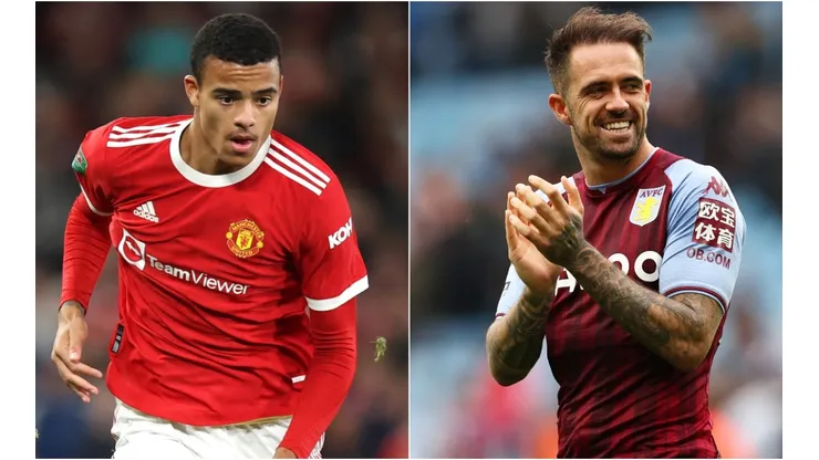 Mason Greenwood of Manchester United (left) and Danny Ings of Aston Villa (right)