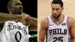 Gilbert Arenas (left) & Ben Simmons