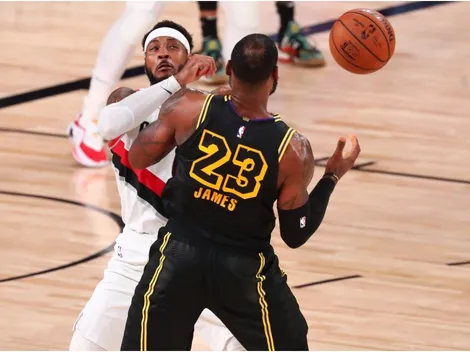 Carmelo Anthony leaves LeBron James out of his all-time starting five