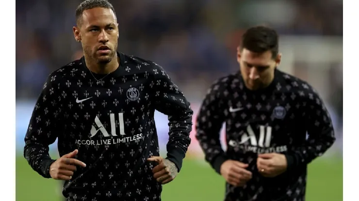 Neymar and Messi of PSG