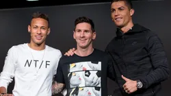 Neymar, Messi, and Cristiano Ronaldo